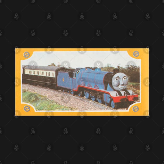 Thomas the Tank Engine Vintage Stamp - Gordon by sleepyhenry