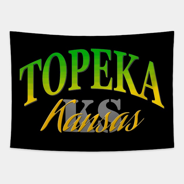 City Pride: Topeka, Kansas Tapestry by Naves