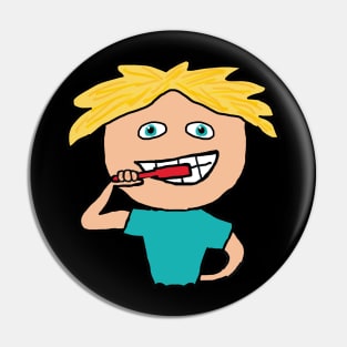 Brushing Teeth Pin