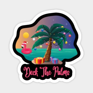 Deck the Palms Magnet