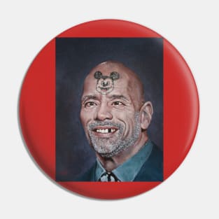 The Rock | Dwayne Johnson Painting | Cool Face Tattoos | Wrestler Oil Portrait | by tyler tilley Pin