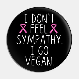 I don’t feel sympathy. I go vegan Pin