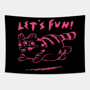 Let's Fun! pink Tapestry