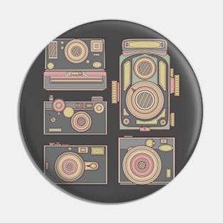 Dark Classic Camera Pin