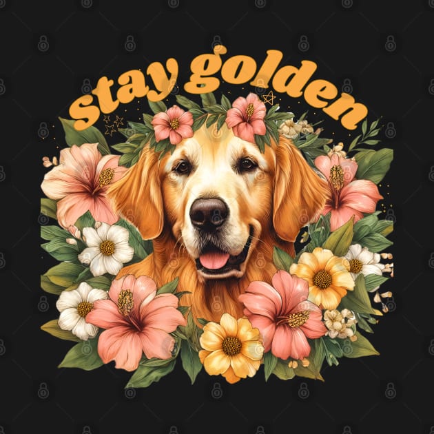 Stay Golden Gold Retriever by Annabelhut