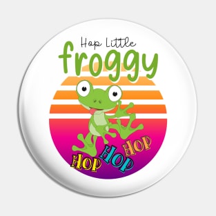 Cute Froggy Hop Froggy Pin