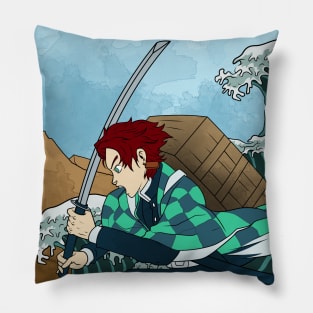 Kimetsuno Yaiba illustration Pillow