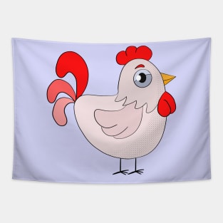 A farm rooster Tapestry