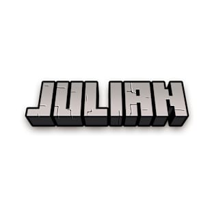 Julian - Custom Minecraft Nametag T-Shirt