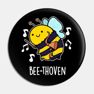 Bee-thoven Cute Music Bee Pun Pin