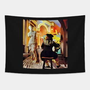 Vermeer portrays the Venus de Milo Tapestry