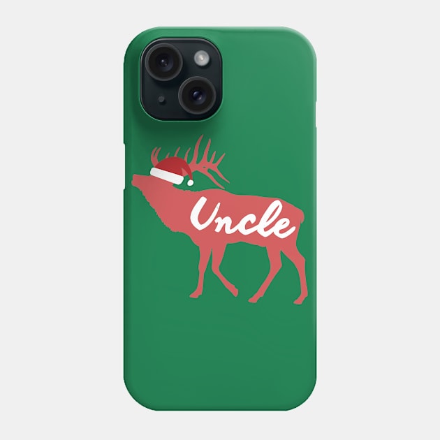 Uncle Reindeer Family Group Christmas Eve Matching Phone Case by Freid