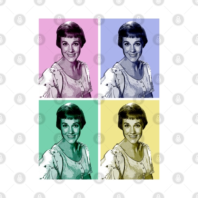 Julie Andrews - Sound of Music Maria Colour Block by baranskini