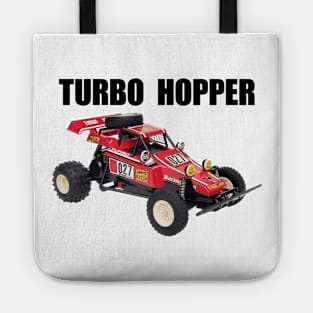 TURBO HOPPER Vintage RC 80s Tyco Black Text Tote