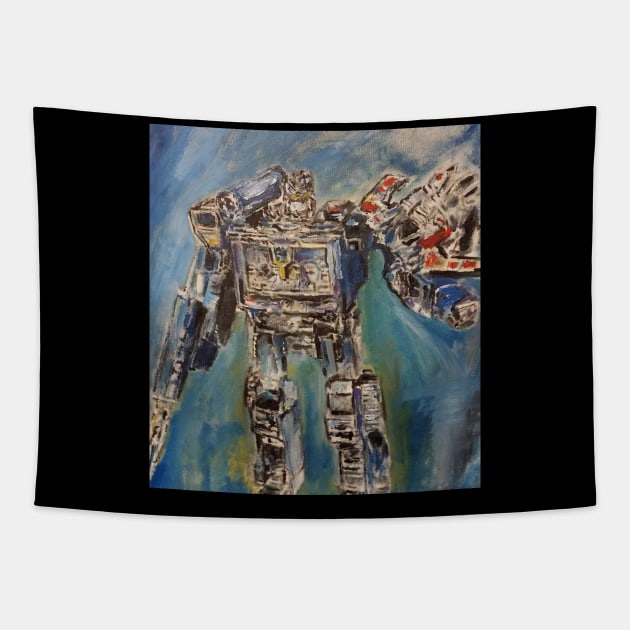 transformer Tapestry by Mike Nesloney Art