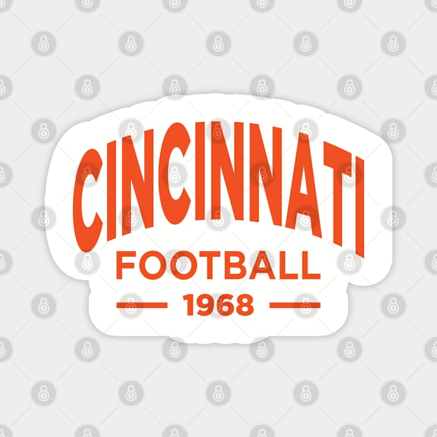 Cincinnati Bengals Football Magnet by Fourteen21 Designs