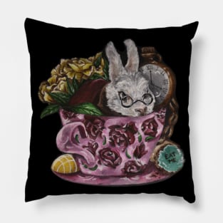 The white rabbit Pillow