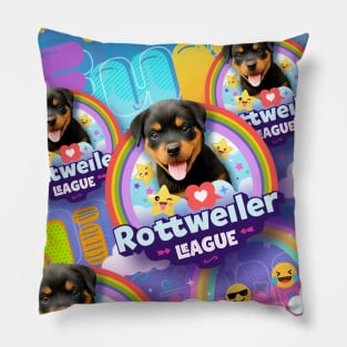Rottweiler Puppy Pillow