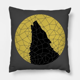 Wolf Moon Geo Pillow