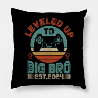 Promoted To Big Bro 2024 Leveled Up To Big Brother Est 2024 Pillow