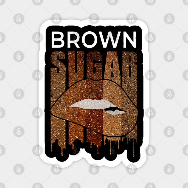 Melanin Sugar Gift Idea Brown Sugar Magnet by swissles