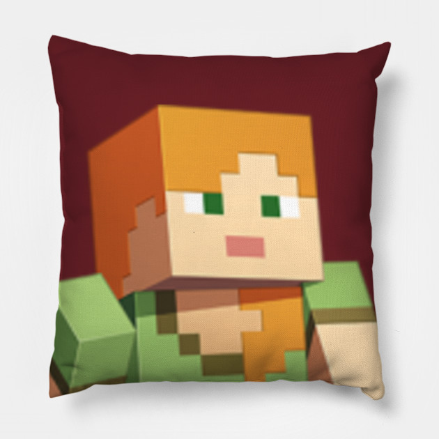 Minecraft Alex Minecraft Almohada Teepublic Mx - roblox mule oof almohada teepublic mx