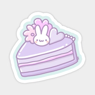 Kawaii cake with bunny Magnet