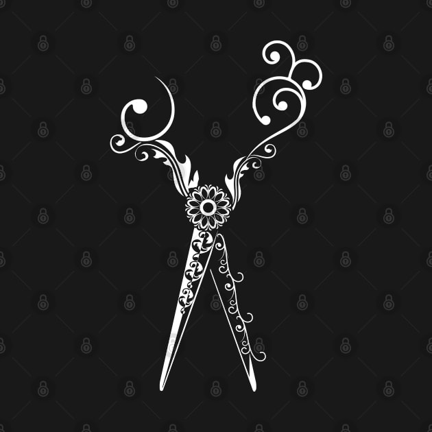 Aesthetic Hairdresser Hair Salon Scissor Hairstylist by keywhite