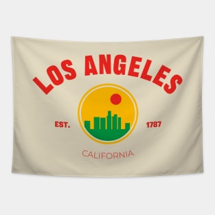 Los Angeles City California Print Tapestry