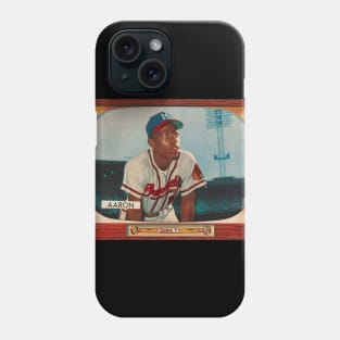 Hank Aaron 1955 Bowman Phone Case