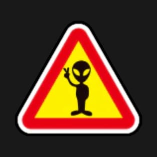 Aliens UFO Crossing T-Shirt