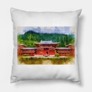 Japanese Temple / Most Beautiful Places on Earth Pillow