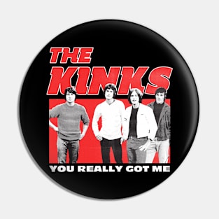 The Kinks you really got me Pin