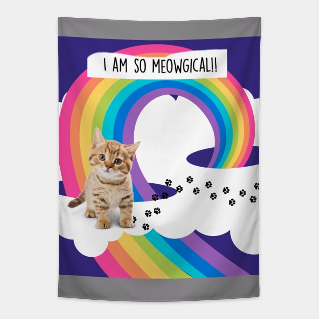 Meowgical! Tapestry by Millennials Lounge 