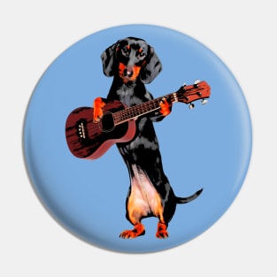 Ukulele Weenie Dog Pin