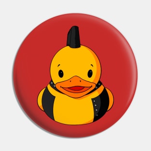 Punk Boy Rubber Duck Pin