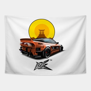 240SX nismo silvia s13 pandem orange Tapestry