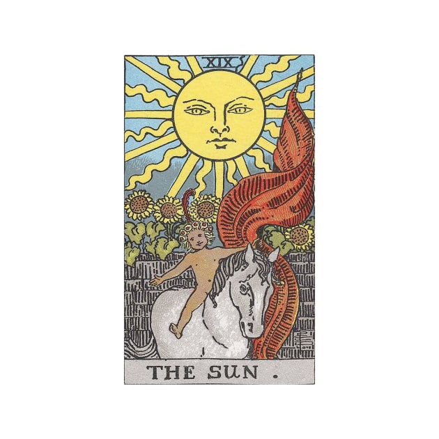 The Sun, Raider Waite Tarot, Divination Tarot by snowshade