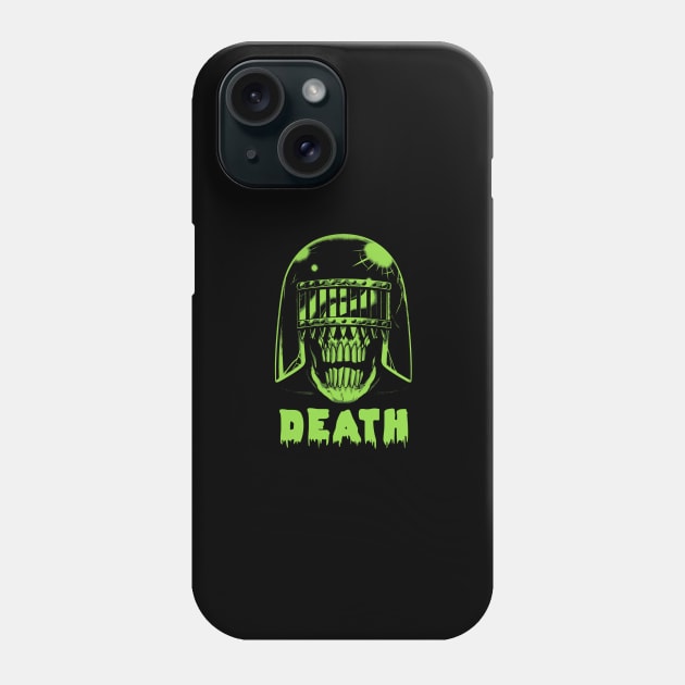 Judge Death (Black Print) Phone Case by Nerdology