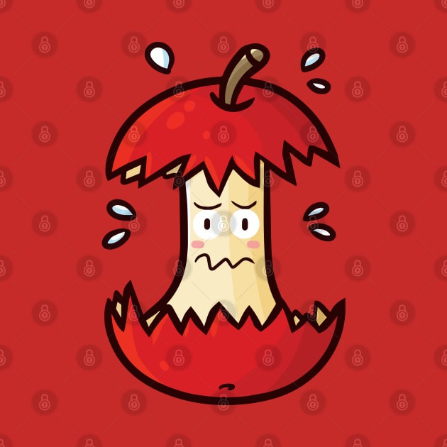 Sad Apple by Jocularity Art