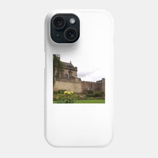 Stirling Castle With Yellow Roses Phone Case