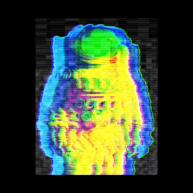 Glitchy astronaut by NightvisionDesign