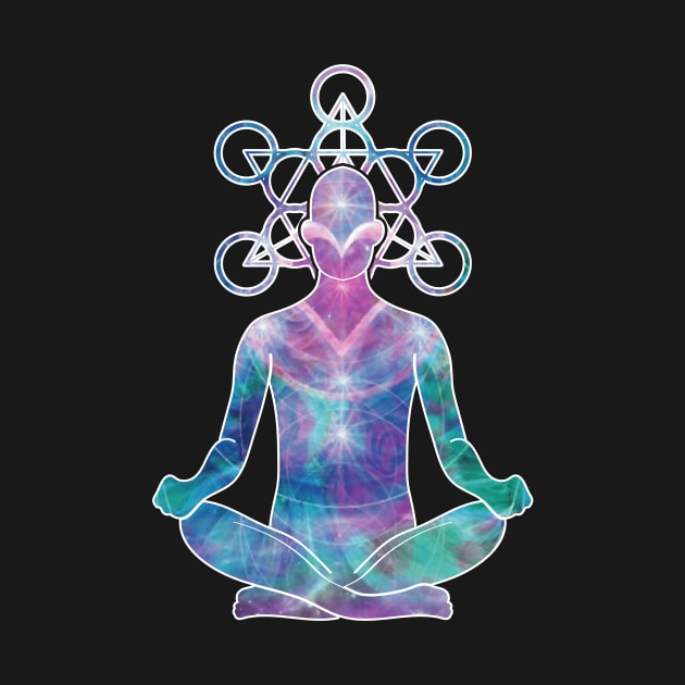 Metatron Sacred Geometry Yoga DMT Meditation by QQdesigns