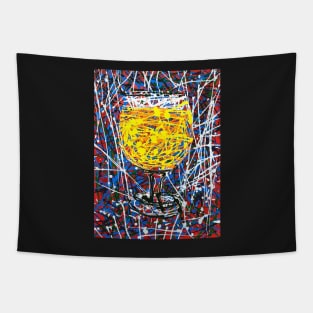 Jackson Pollock Belgian Beer Glass Tapestry