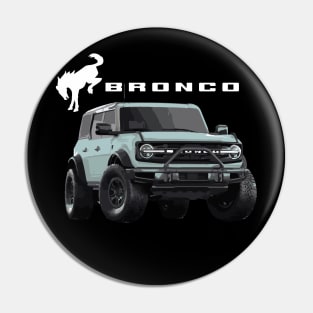 Cactus gray Ford Bronco First edtion SUV Pin