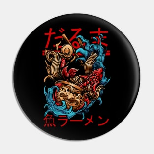 Daruma Fish Ramen Pin