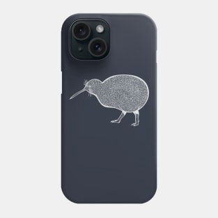 Kiwi Bird Ink Art - on dark colors Phone Case