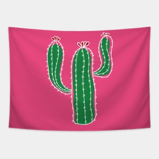 Cactus with flowers Tapestry