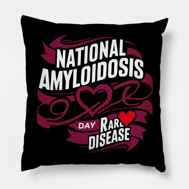 National Amyloidosis Day – May Pillow by irfankokabi