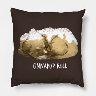 Cinnapup roll Pillow